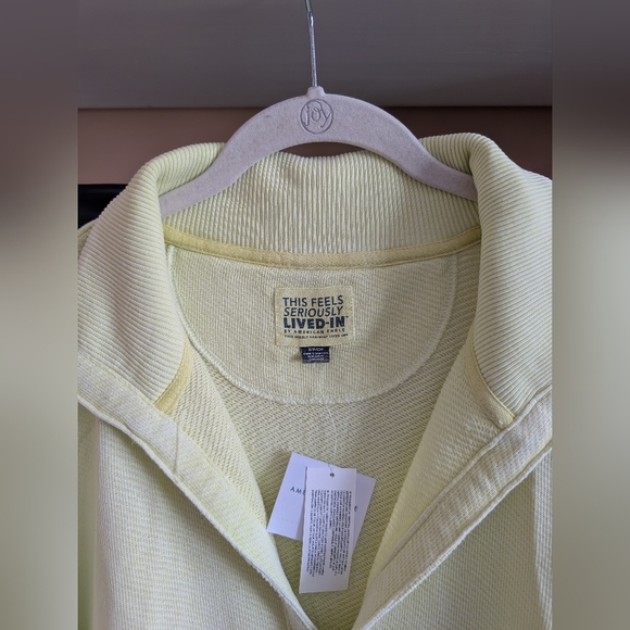 American Eagle AE Oversized Big Hug Collared Sweatshirt - Picture 3 of 3